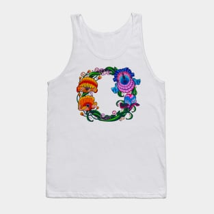 Colorful Flowers Tank Top